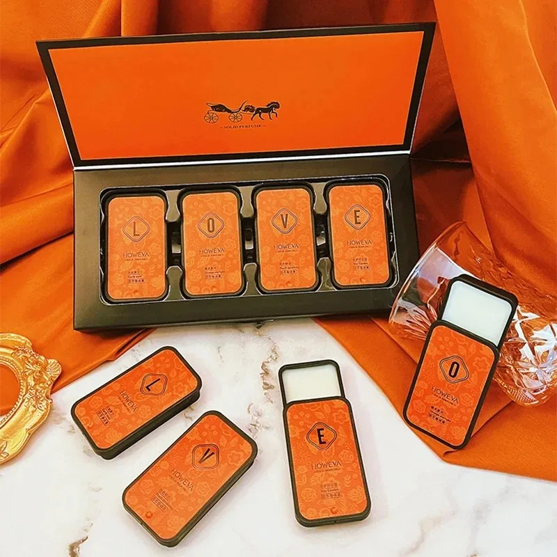 Solid Perfume Set 4 Piece Flor - огляд і ціна Home Fragrance Gift